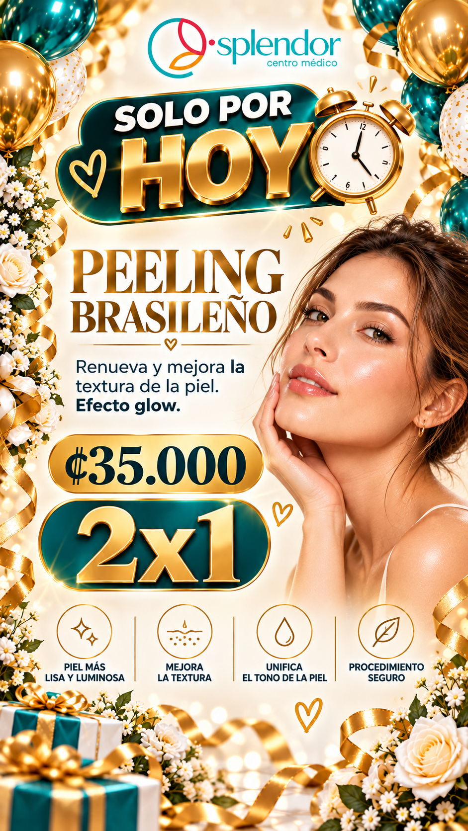 Solo por hoy PEELING BRASILEÑO 2X1 - 35.000
