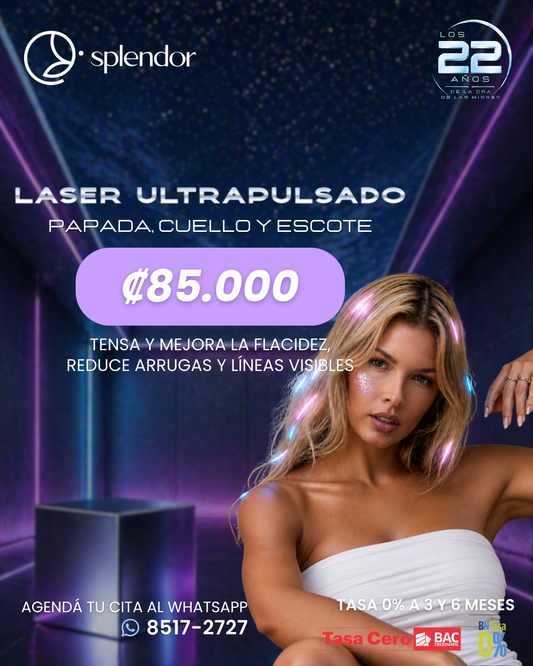 Láser Ultrapulsado (Papada, cuello y escote)