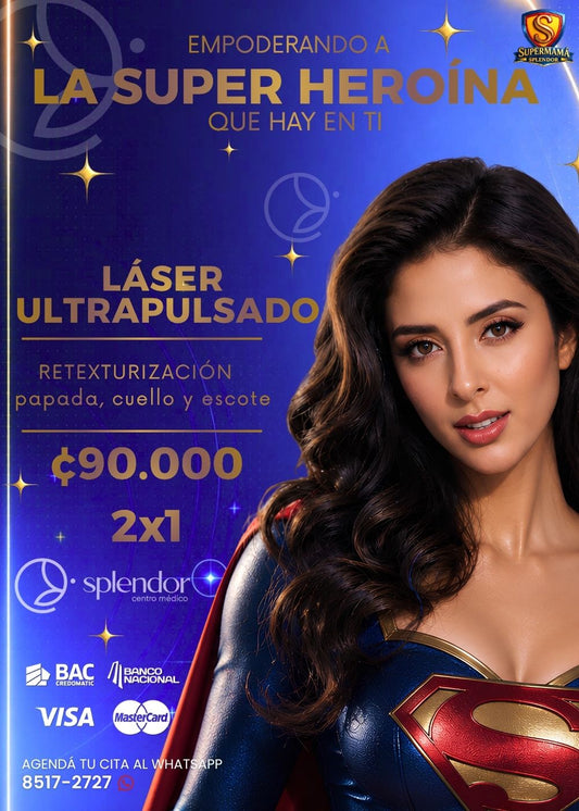 Láser Ultrapulsado retexturización (Papada, cuello y escote)