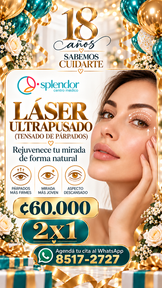 Láser Ultrapulsado (Tensado de párpados)
