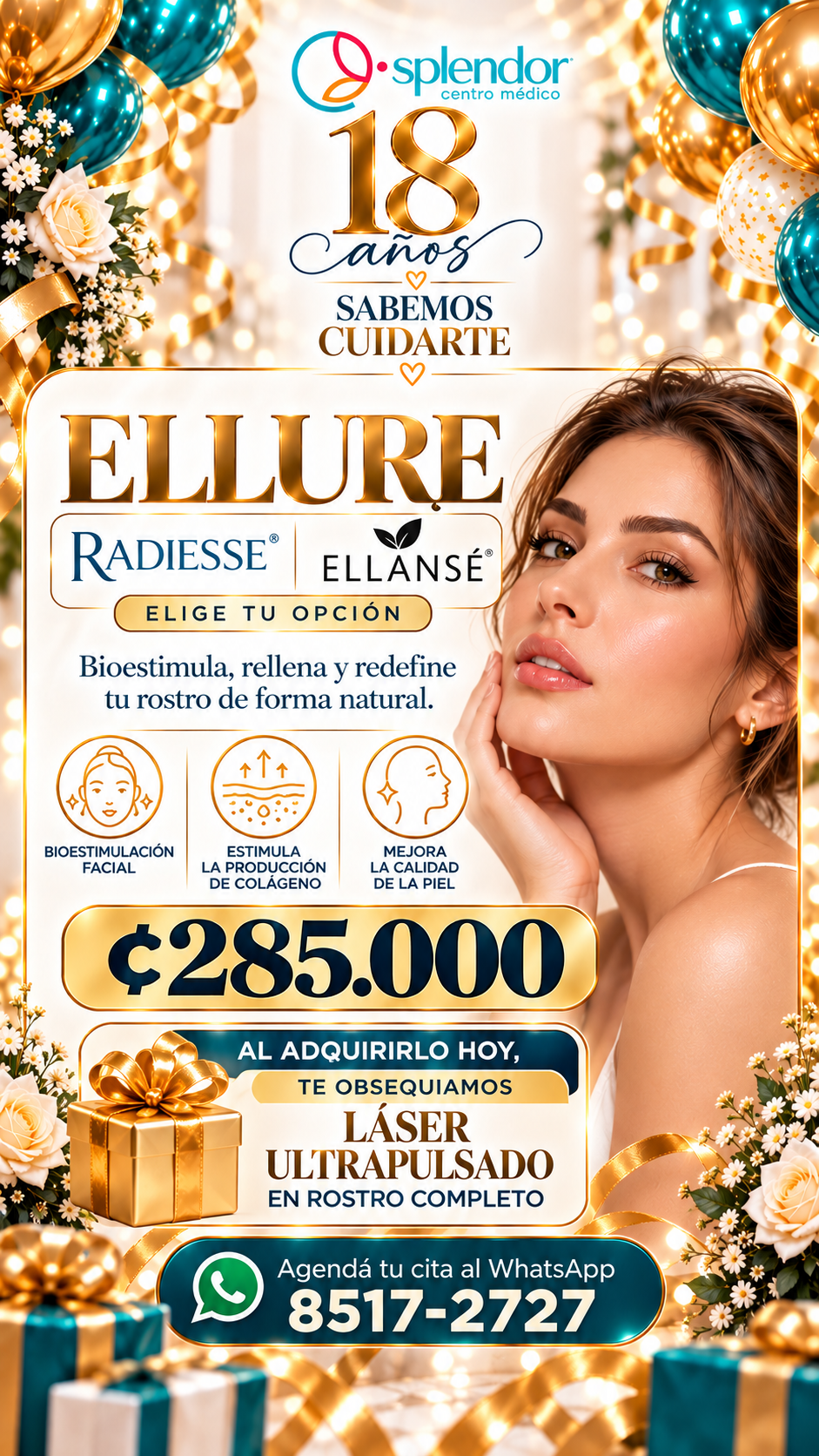 Solo por hoy - Bioestimuladores Ellure, Ellansé y Radiesse