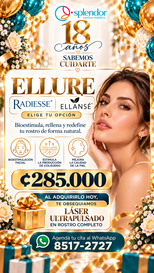 Solo por hoy - Bioestimuladores Ellure, Ellansé y Radiesse