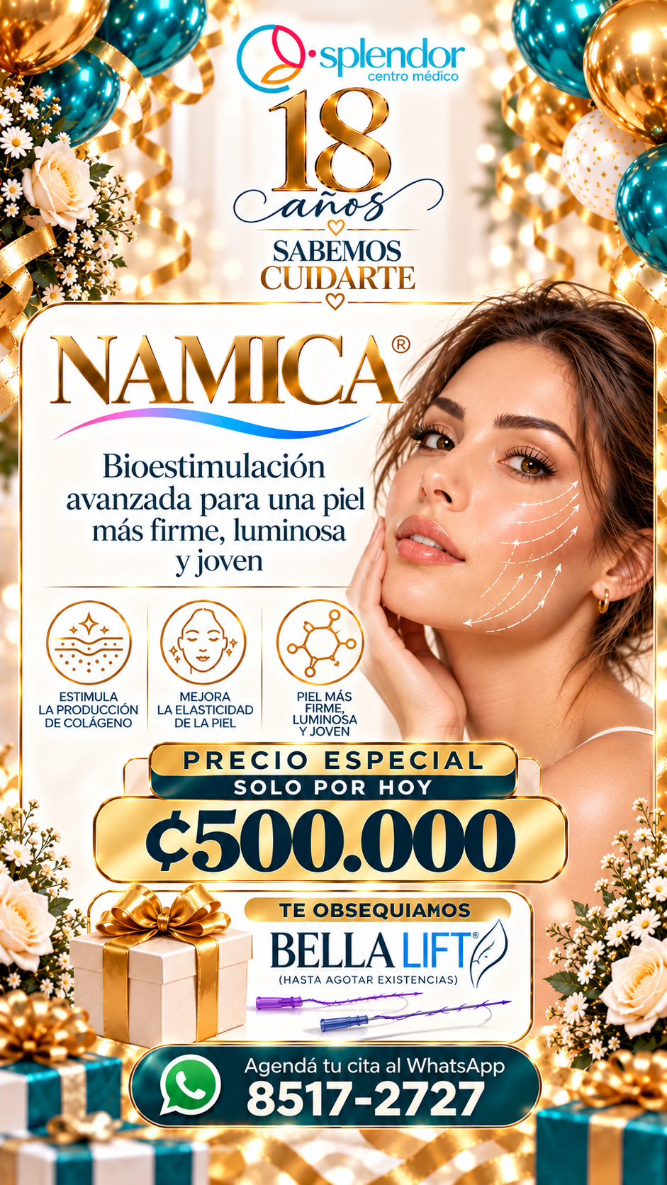Solo por hoy - HILOS NAMICA Piel firme y luminosa