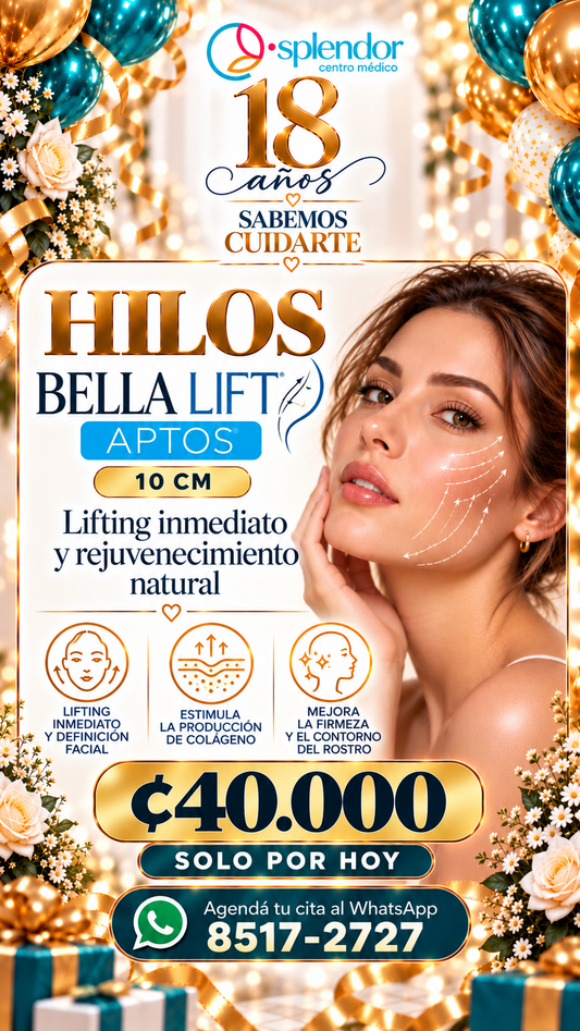 Solo por hoy - Hilos Tensores Bella Lift 10 cm