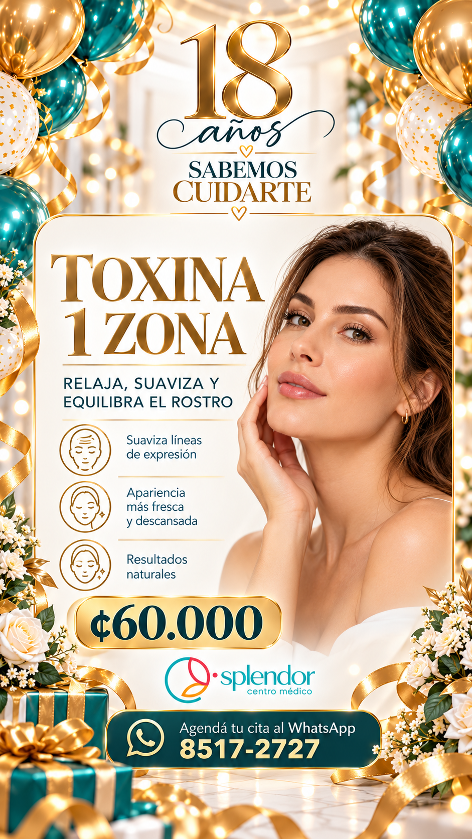 Toxina Botulínica (1 Zona)