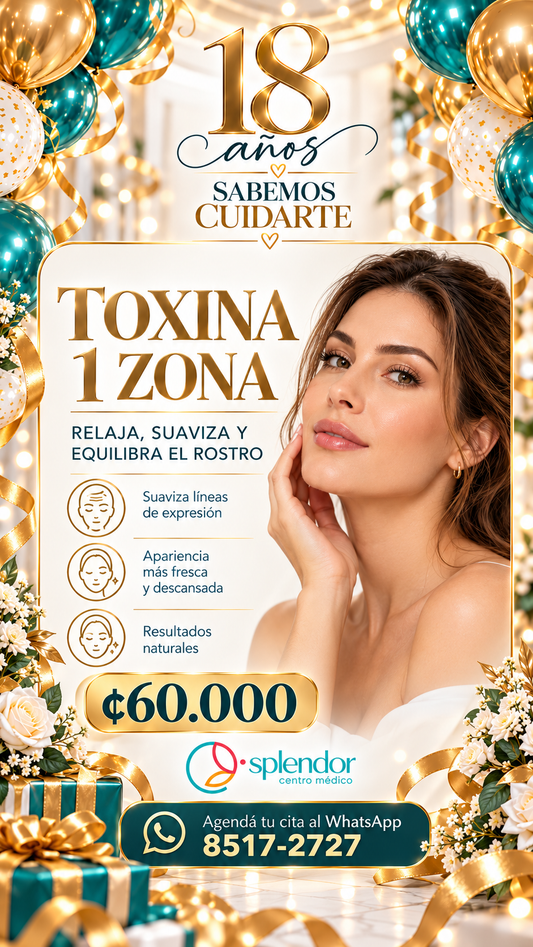 Toxina Botulínica (1 Zona)